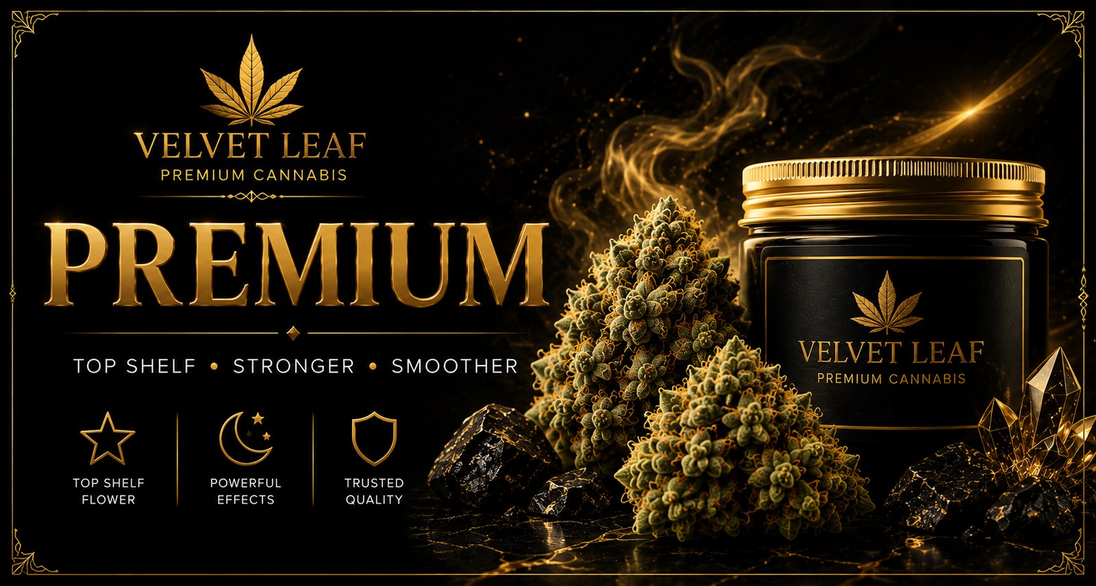 Velvet Leaf Premium collection banner